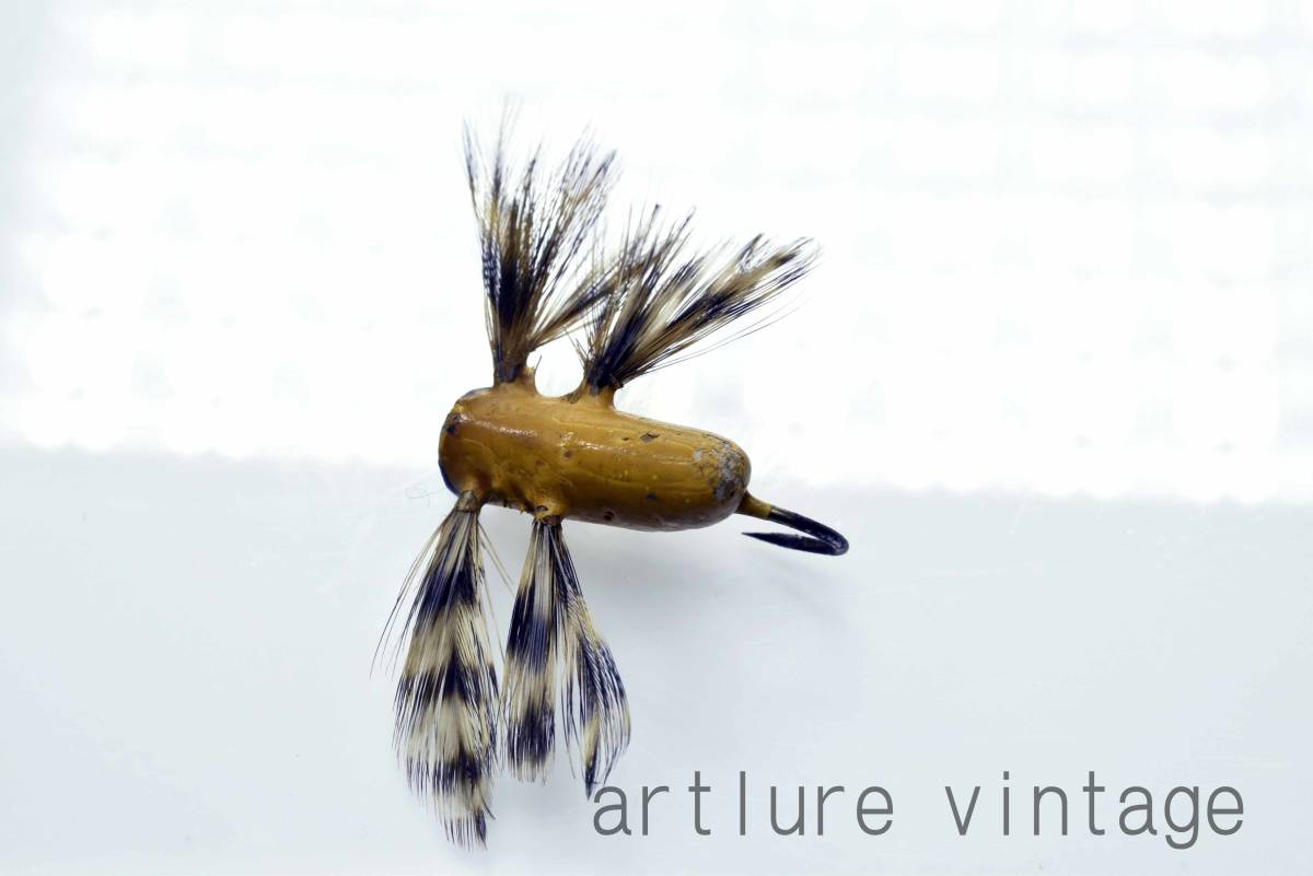 ●希少珍品蒐集アイテム vintage fly made in USA old fly ,オールドフライ(10629-480)40年前米国コレクターからオールドで入手拍卖