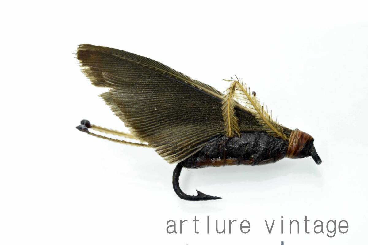 ●希少珍品蒐集アイテム vintage fly made in USA old fly ,オールドフライ(10638-480)40年前米国コレクターからオールドで入手拍卖