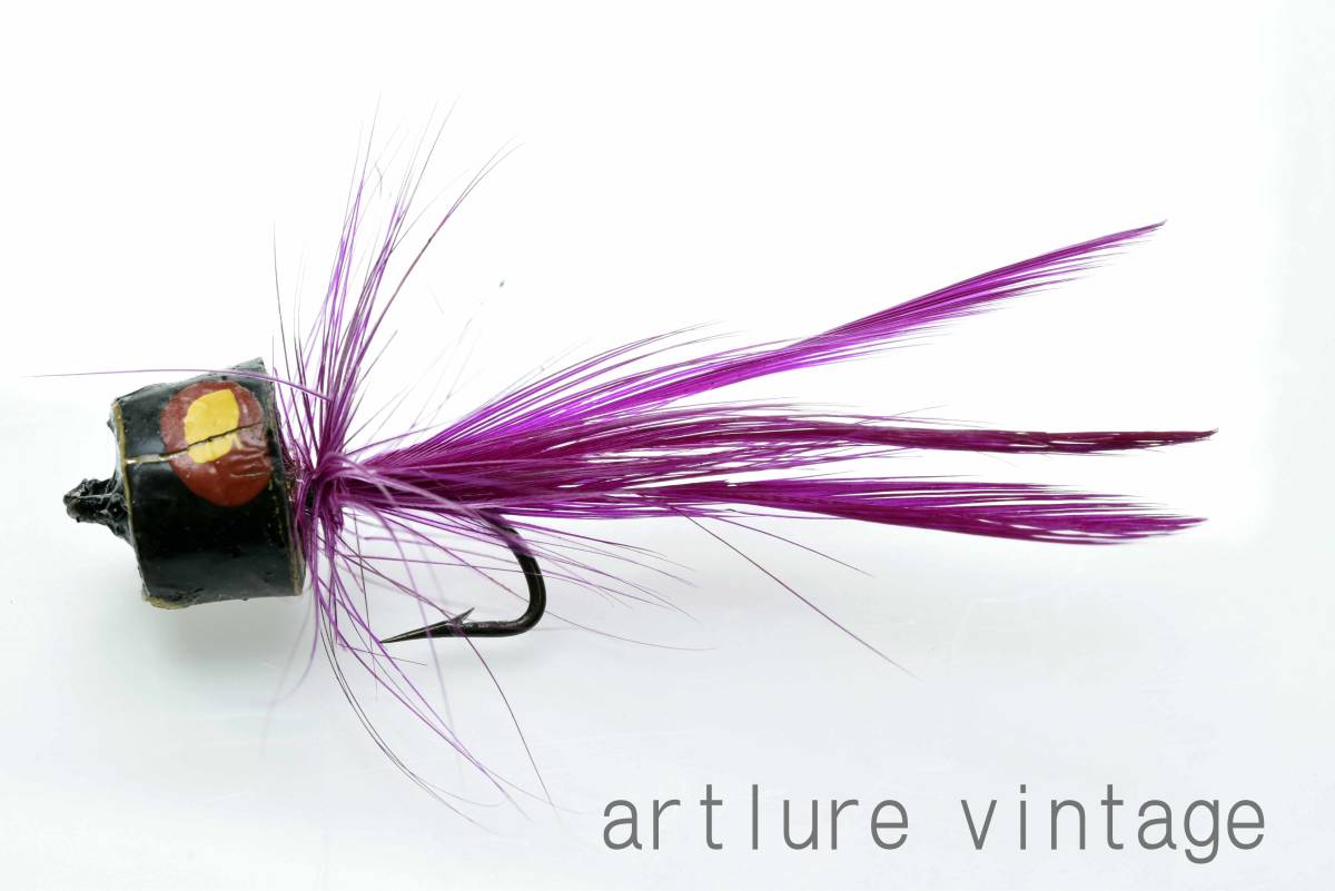 ●希少珍品蒐集アイテム vintage fly made in USA old fly ,オールドフライ(10648-480)40年前米国コレクターからオールドで入手拍卖