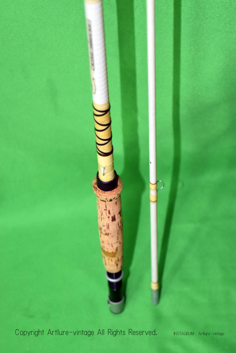 Vintage SHAKESPEARE WONDEROD 米国製(B1565-T14) fly rod 全長261cm grip27cm 2pcs 拍卖