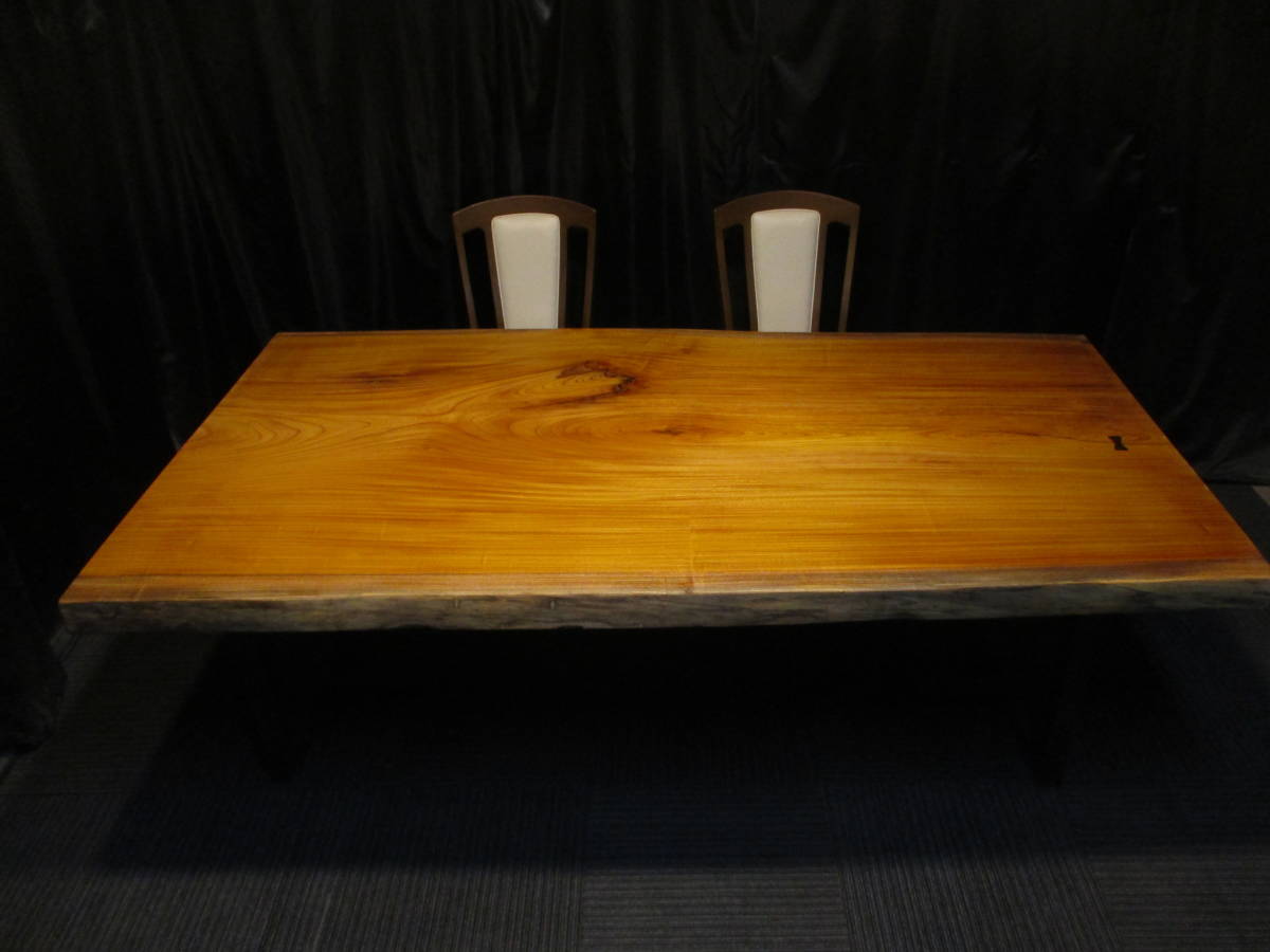 #779■ 欅 ケヤキ ビッグサイズ 一枚板 無垢 テーブル 板 ローテーブル ダイニングテーブル 座卓 天板 デスク №555拍卖