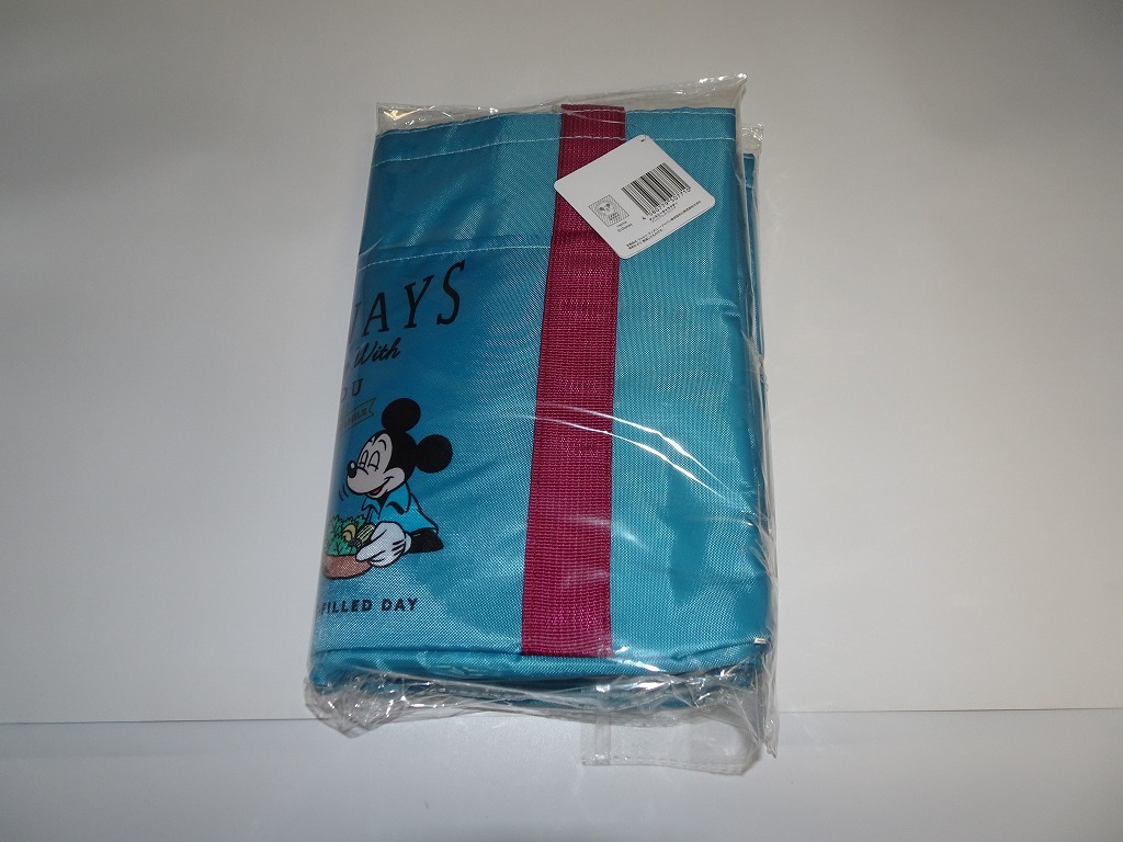 SH439★ディズニーキャラクター プレミアムカゴバッグ ミッキー&ミニー ブルー トートバッグ アミューズメント景品 Disney 未使用 未開封品拍卖