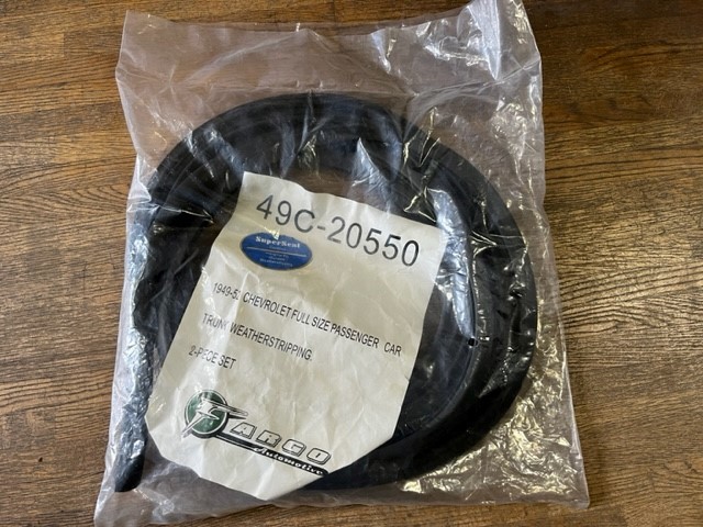 1949-52y シボレー トランクウェザーストリップ KUSTOM BOMB LOWRIDER GF拍卖