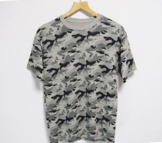 極美品 モノトーン迷彩 カモ Hanes ヘインズ Tシャツ Mサイズ拍卖