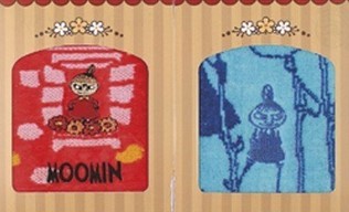 ムーミンハンドタオル2枚組セット 綿100% 丸眞拍卖