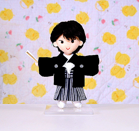 ★羽生結弦風、着せ替え人形 仙台平の袴を穿いた男の子★(23.01.22)拍卖