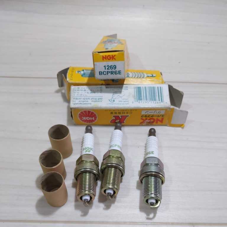 c259 NGK スパークプラグ BCPR6E 3本セット 未使用 送料込み拍卖