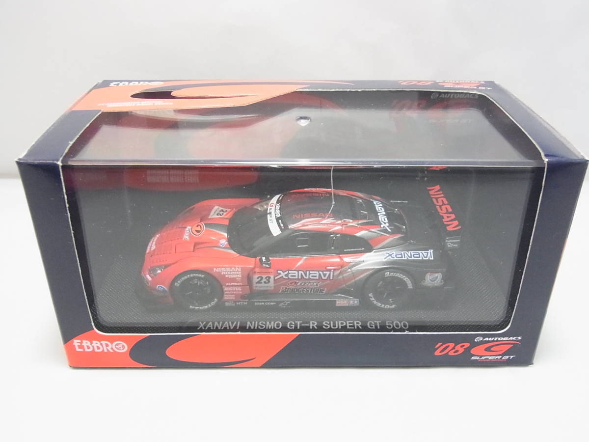 EBBRO エブロ 1/43 スーパーGT500 2008 XANAVI NISMO GT-R ザナヴィ ニスモ #23拍卖