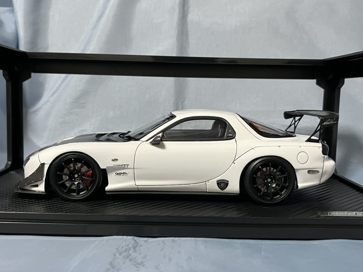 IG(イグニッションモデル)製  マツダ RX-7 (FD3S) FEED 白    1/18拍卖