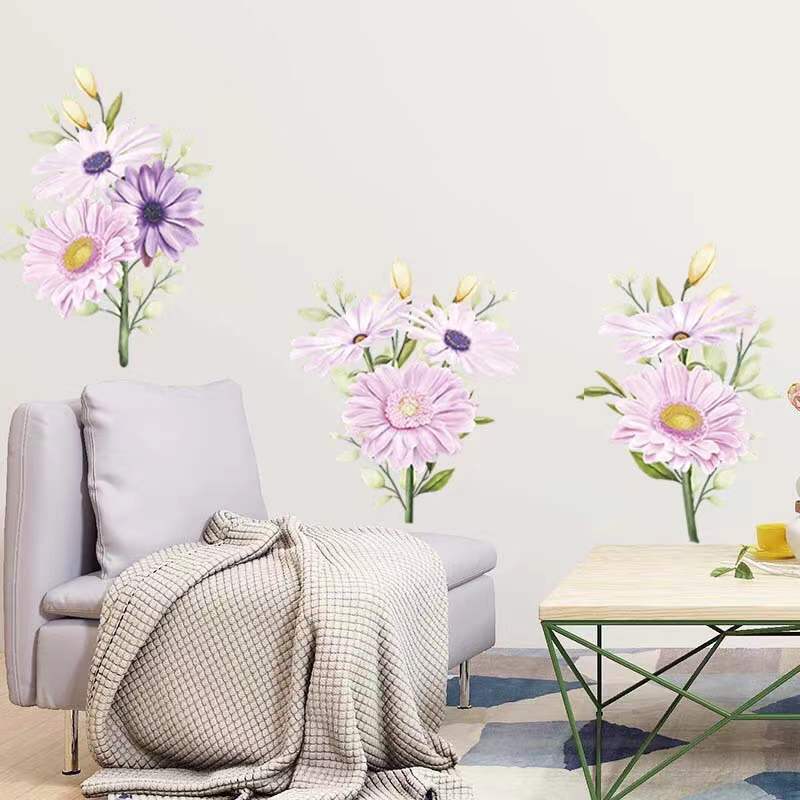 (NO.366)DIY剥がせる壁飾り ウォールステッカー 壁シート 模様替え 壁飾り 雰囲気替え 子供ルーム 綺麗な仕上り フラワー拍卖