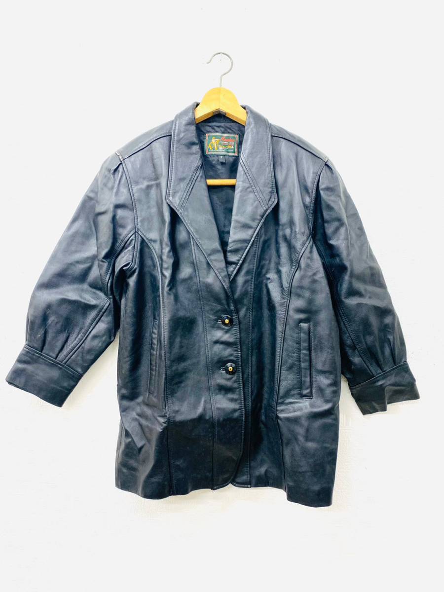 S4714*1 Mountain マウンテン NATURAL LOVER CASUAL WEAR カジュアルウェアー 羊皮 F メンズ 革ジャン拍卖