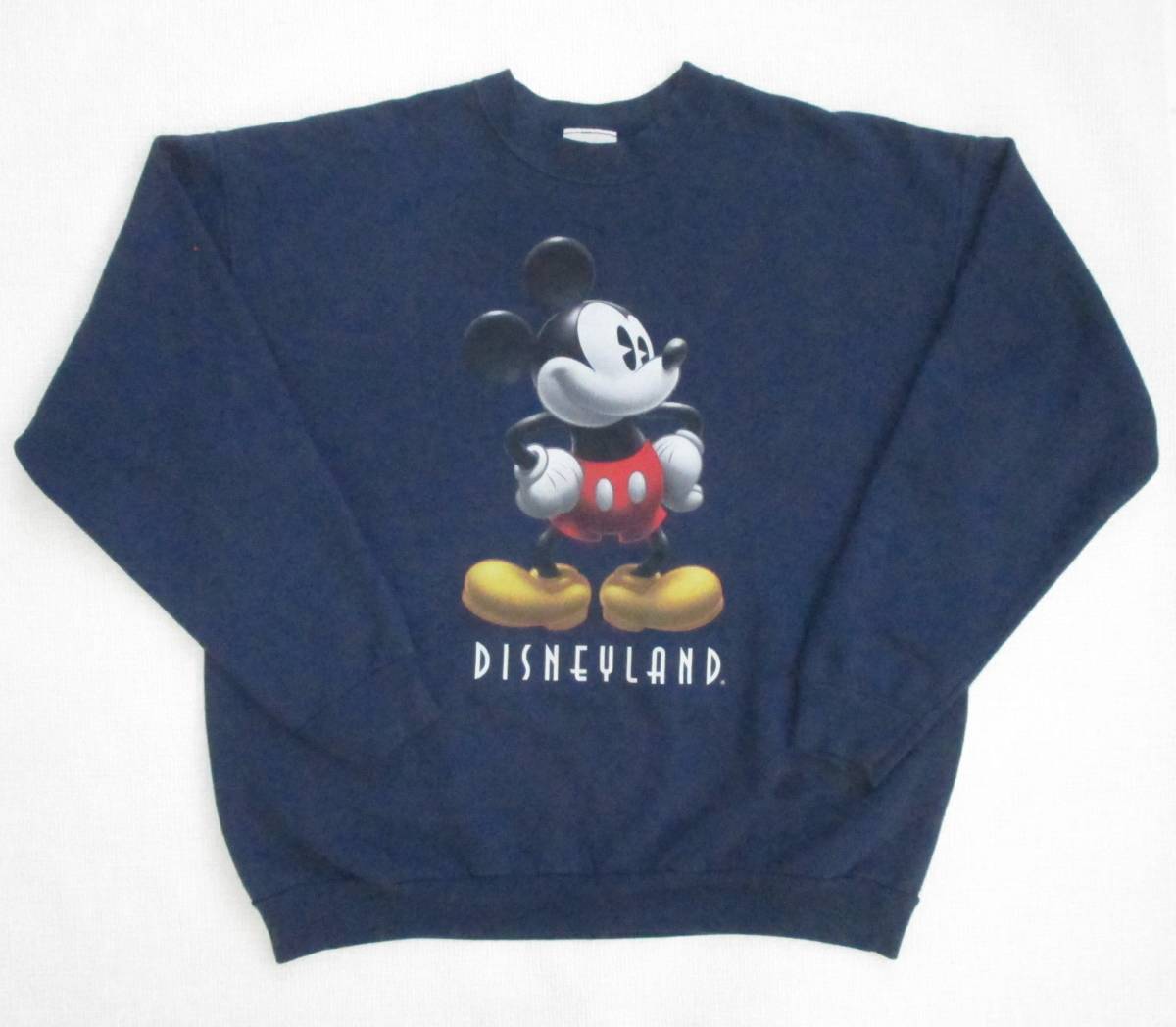 ミッキーマウス Mickey Mouse スウェット メンズL トレーナー ディズニー Disney拍卖