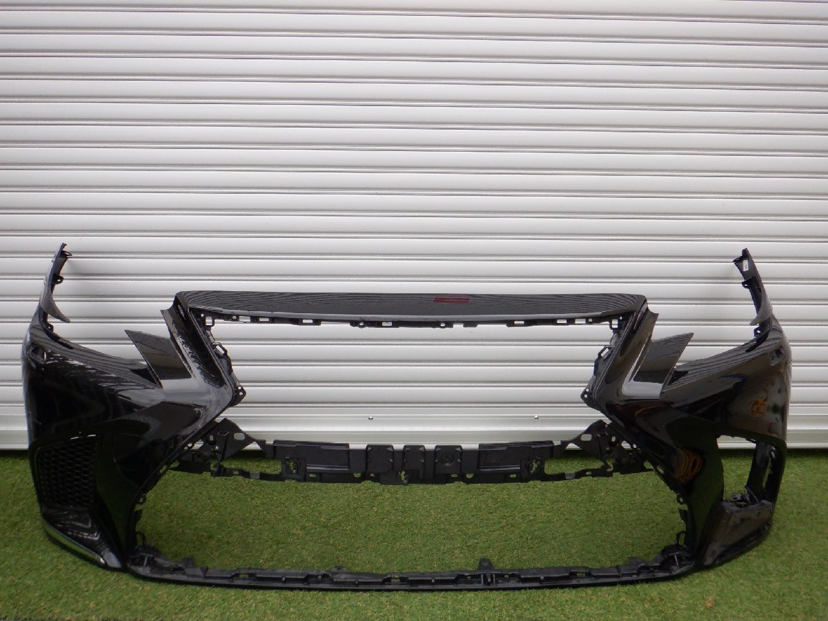 レクサス純正 VXFA50 VXFA55 LS500 GVF50 GVF55 LS500h 前期 フロントバンパー 52119-50F20 ブラック223 m-23-1-345拍卖