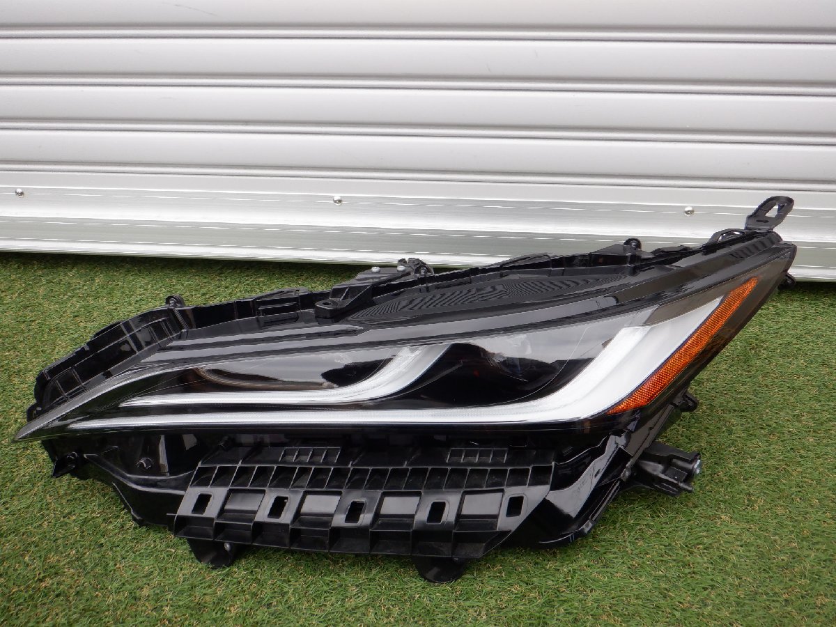 トヨタ純正 AXUH80 AXUH85 MXUA80 MXUA85 80 ハリアー Z/G LED ヘッドライト ヘッドランプ 左側 助手席 美品 48-233 刻印7H 点灯確認済拍卖