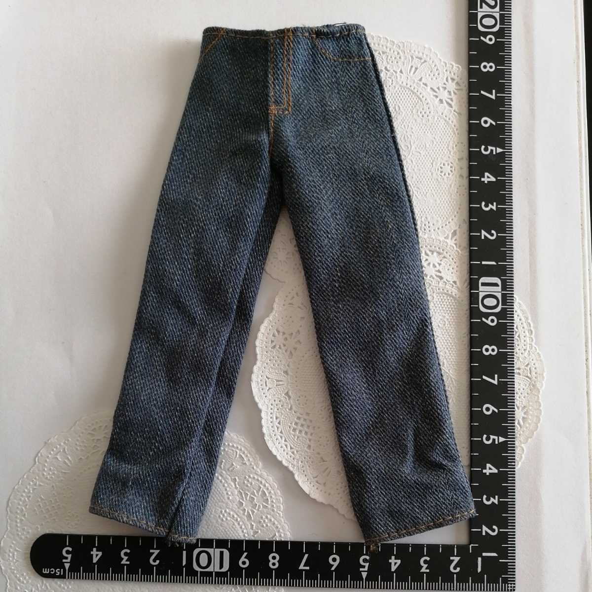 1r54 ドール用 メンズ デニム パンツ Gパン リカちゃんパパ ジェニーボーイフレンド サイズ拍卖