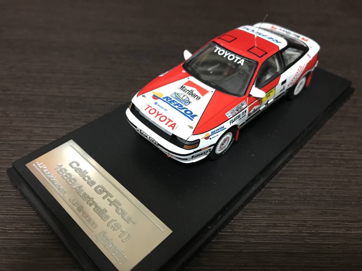 1/43 hpi 【Marlboro】 トヨタ・セリカ GT-FOUR #1 J.カンクネン組 オーストラリア・ラリー優勝 1989拍卖