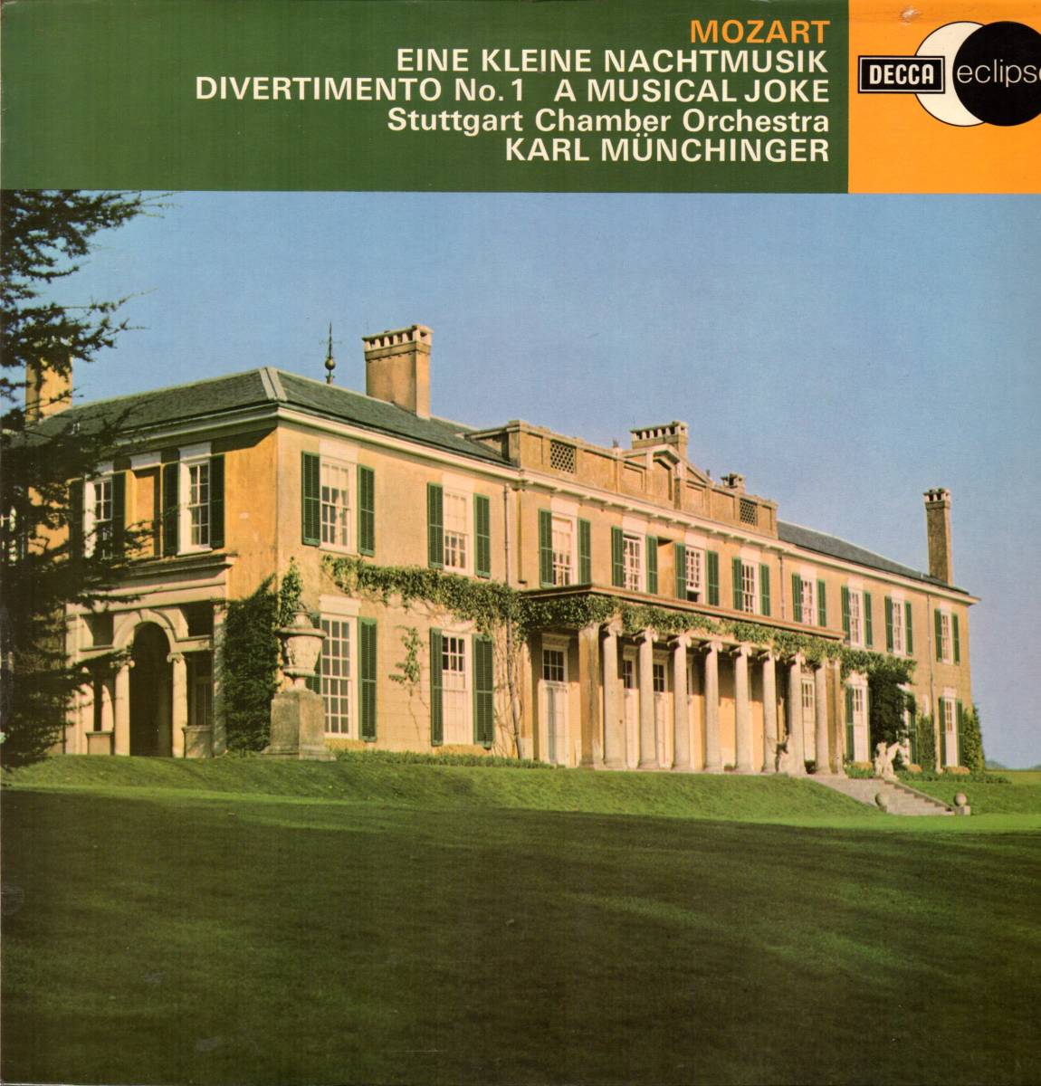 ミュンヒンガー モーツァルト/音楽の冗談、アイネ・クライネ・ナハト・ムジーク 他【中古LP】拍卖