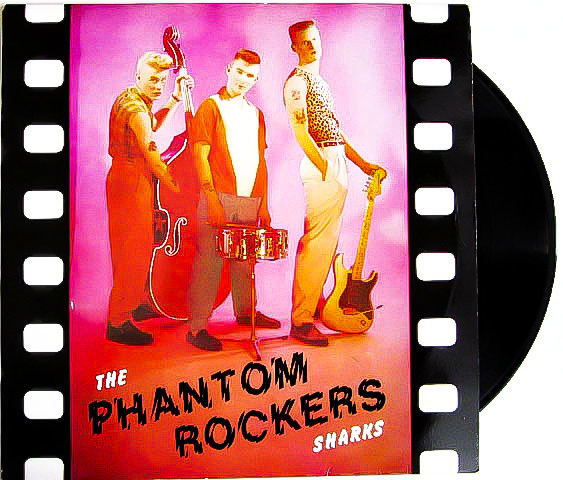 廃盤 LP レコード ★超名盤 1st アルバム★ 1986年 2nd プレス UK盤 THE SHARKS PHANTOM ROCKERS 初期 サイコビリー ネオロカビリー Frenzy拍卖