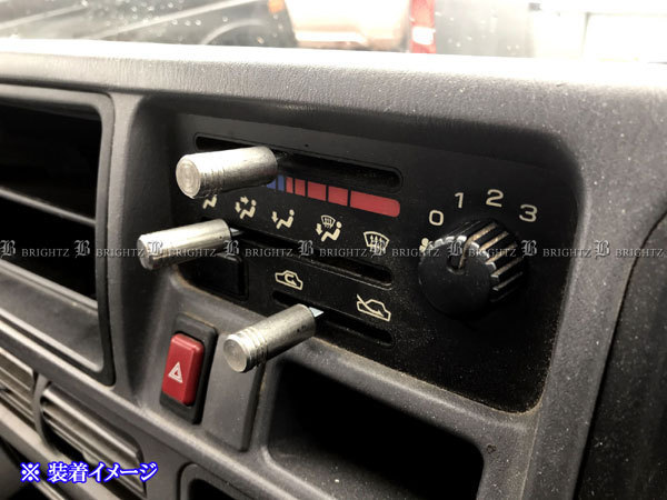 ジムニー JB23W エアコン レバー ノブ 3PC ヒーター コントロール スイッチ 切り替え INT-ETC-147-3PC拍卖