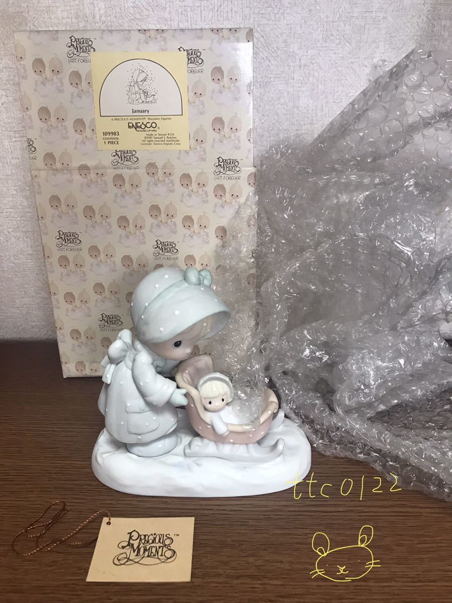 新品未使用(開封品) Precious Moments Last Forever(プレシャスモーメント プレシャスモーメンツ) 109983【January】送料660円拍卖