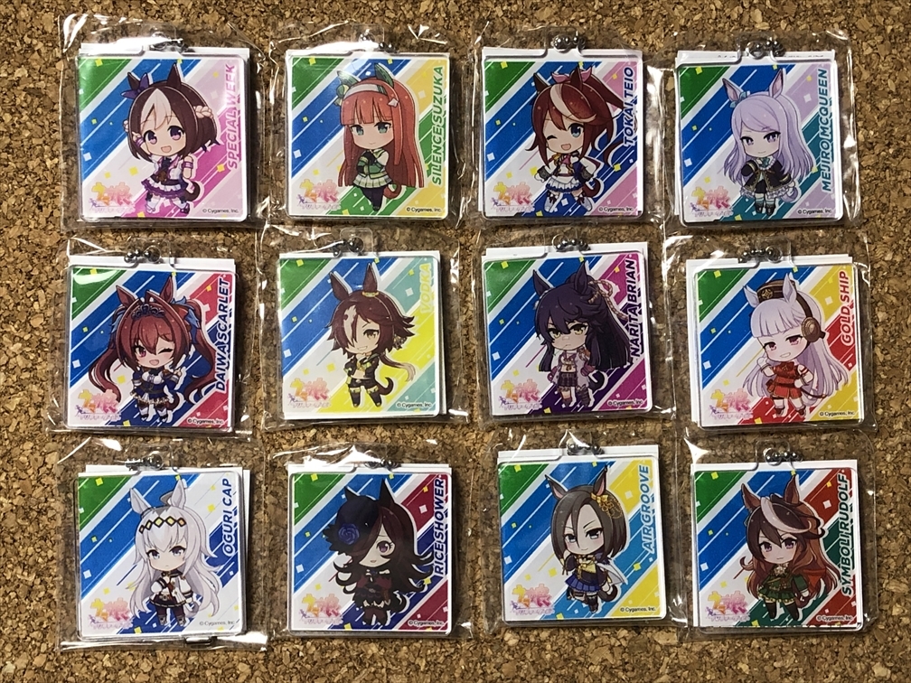 【ウマ娘 グッズ 16】キーホルダー ファミリーマート FamilyMart Umamusume Pretty Derby拍卖