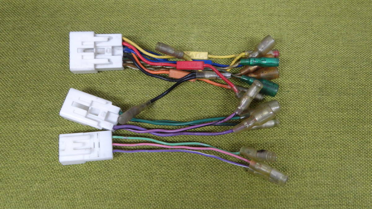 ★トヨタ/ダイハツ オーディオ/ナビ コネクター/ハーネス/カプラー 車速/パーキング/リバース付★拍卖