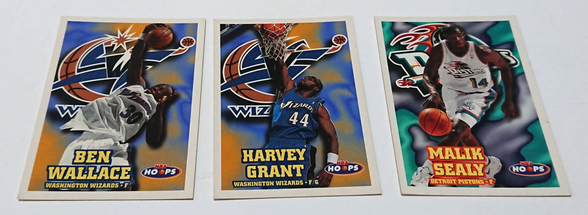 【NBA HOOPS 1998】#237 Malik Sealy / #326 Harvey Grant / #329 Ben Wallace拍卖