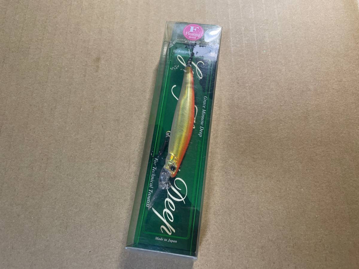 送料無料 未使用 DUO デュオ グレイスミノーディープ 7.5F 5g 朱金 グレースミノー 75mm拍卖