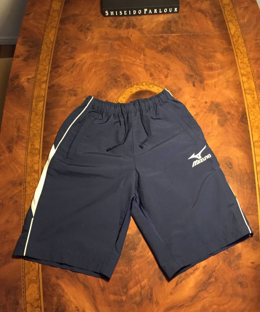 MIZUNOミズノ・ショートパンツ/ハーフパンツ・M・W56㎝~78㎝・ポケット付き・ネイビー・送料230円~拍卖