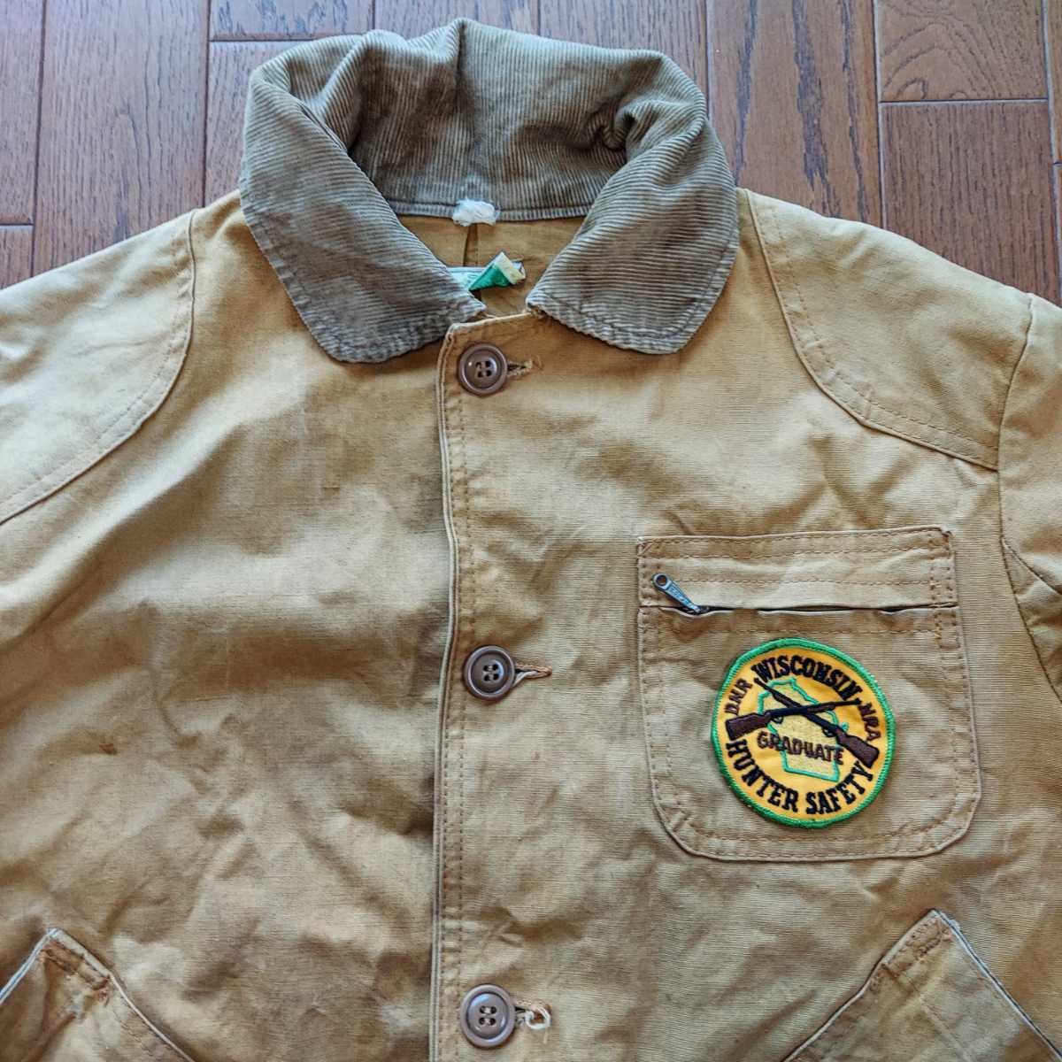 【希少】60s L.L.Bean エルエルビーン 筆記体ロゴ ハンティングジャケット ダック地 USA製 50s ヴィンテージ 古着 Carhartt カバーオール拍卖