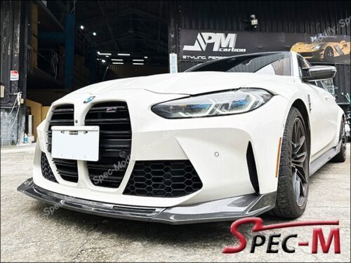 V Style BMW G80 M3 G82 G83 M4 カーボン フロントバンパースポイラー3PCS 2021-2023拍卖