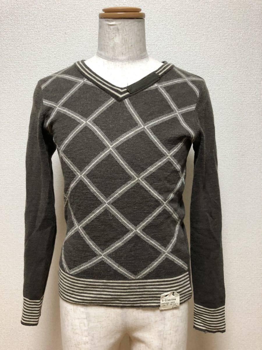 G-STAR RAW ジースターロウ 長袖ニット Mサイズ拍卖