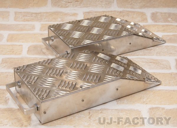 ★アルミ ダウンスロープ/デラックスタイプ(JAD-DX x2個セット★トランクに必需品/シャコタン車にお勧め!拍卖