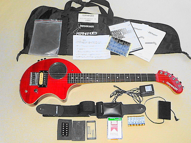 【FERNANDES DIGI-ZO HYPER Anniversary】レア50本限定販売品!オプション多数!トラ杢模様の超美品!沖縄~北海道送料無料!拍卖