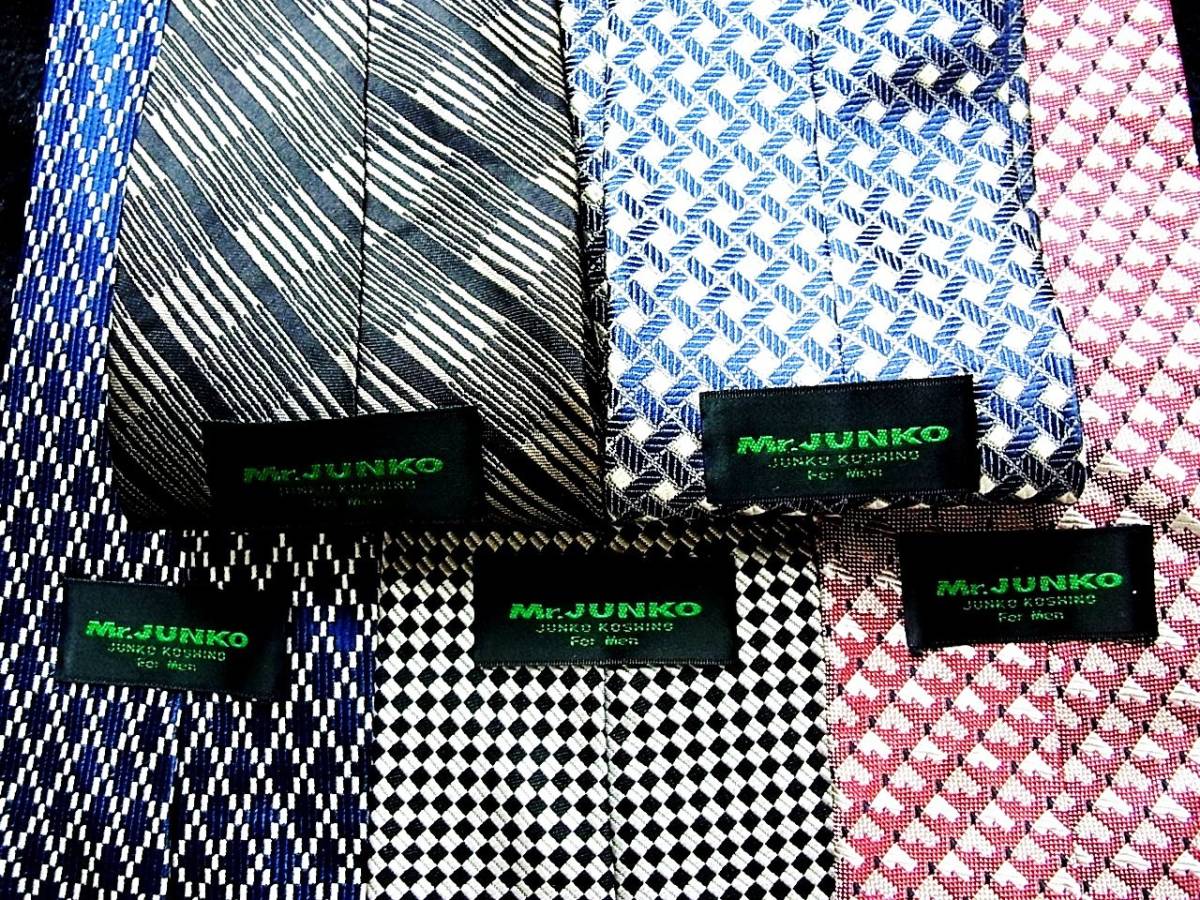 ■即決セール■J0851■ 5本セット全て 【Mr.ジュンコ】ネクタイ■■■■■拍卖