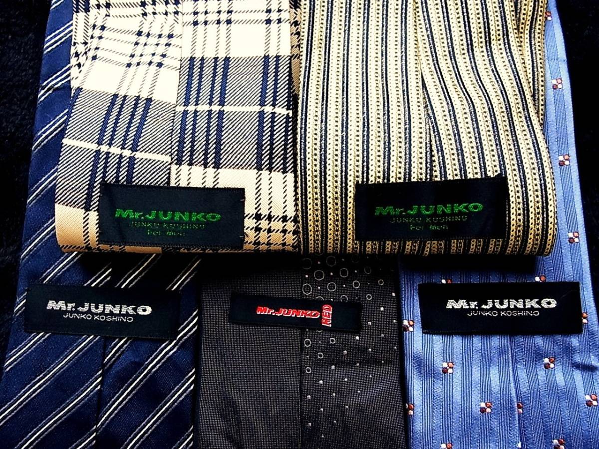 ■即決セール■J0852■ 5本セット全て 【Mr.ジュンコ】ネクタイ■■■■■拍卖