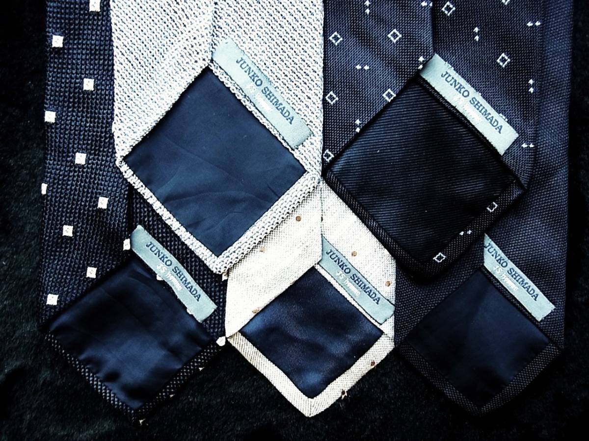 ■即決セール■J0818■ 5本セット全て 【島田 順子】ジュンコ シマダのネクタイ■■拍卖