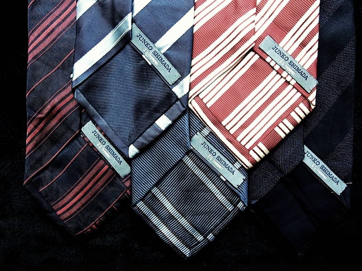 ■即決セール■J0820■ 5本セット全て 【島田 順子】ジュンコ シマダのネクタイ■■拍卖