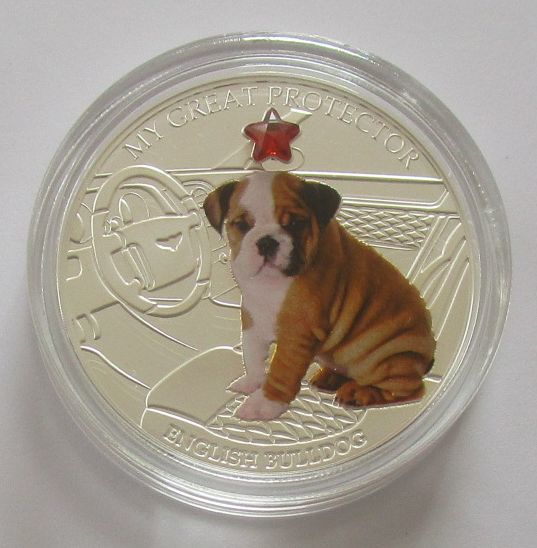 フィジー イングリッシュブルドッグ 犬 2ドル 2013年 銀貨 硬貨拍卖