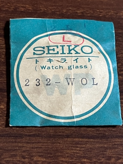 ● 風防 SEIKO純正部品 232-WOL 2-L 風防 ●拍卖