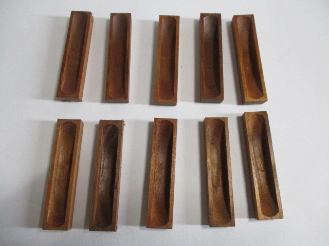 木製引手 本桑舟底引手65ミリ 新品 メーカーアトム 10ケで¥1000 送料¥185 拍卖