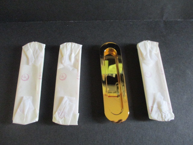 真鍮引手 アイリス戸引手 105ミリ 新品 4ケで¥4000から 送料¥185(クリックポスト)拍卖