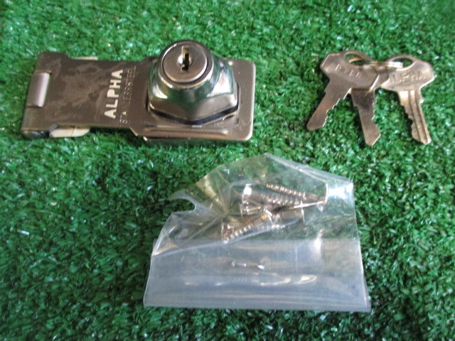 掛け金錠 アルファーHASP LOCK NO2550 75ミリ 1ケで¥1300から 送料¥600(レターパック)拍卖