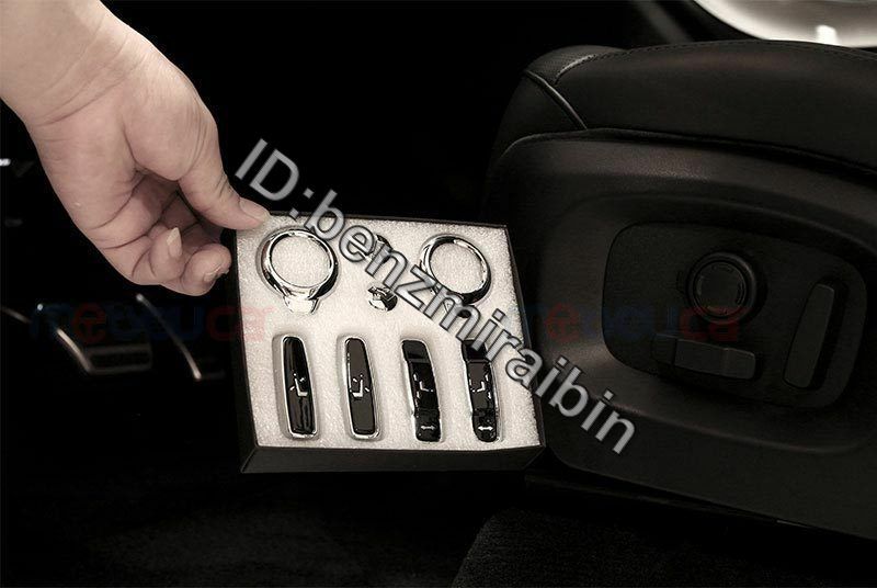 8pc 車 シート 調整 ボタン カバー ステッカー ランドローバー ディスカバリー スポーツ レンジローバー スポーツ evoque ヴォーグ 2016-17拍卖