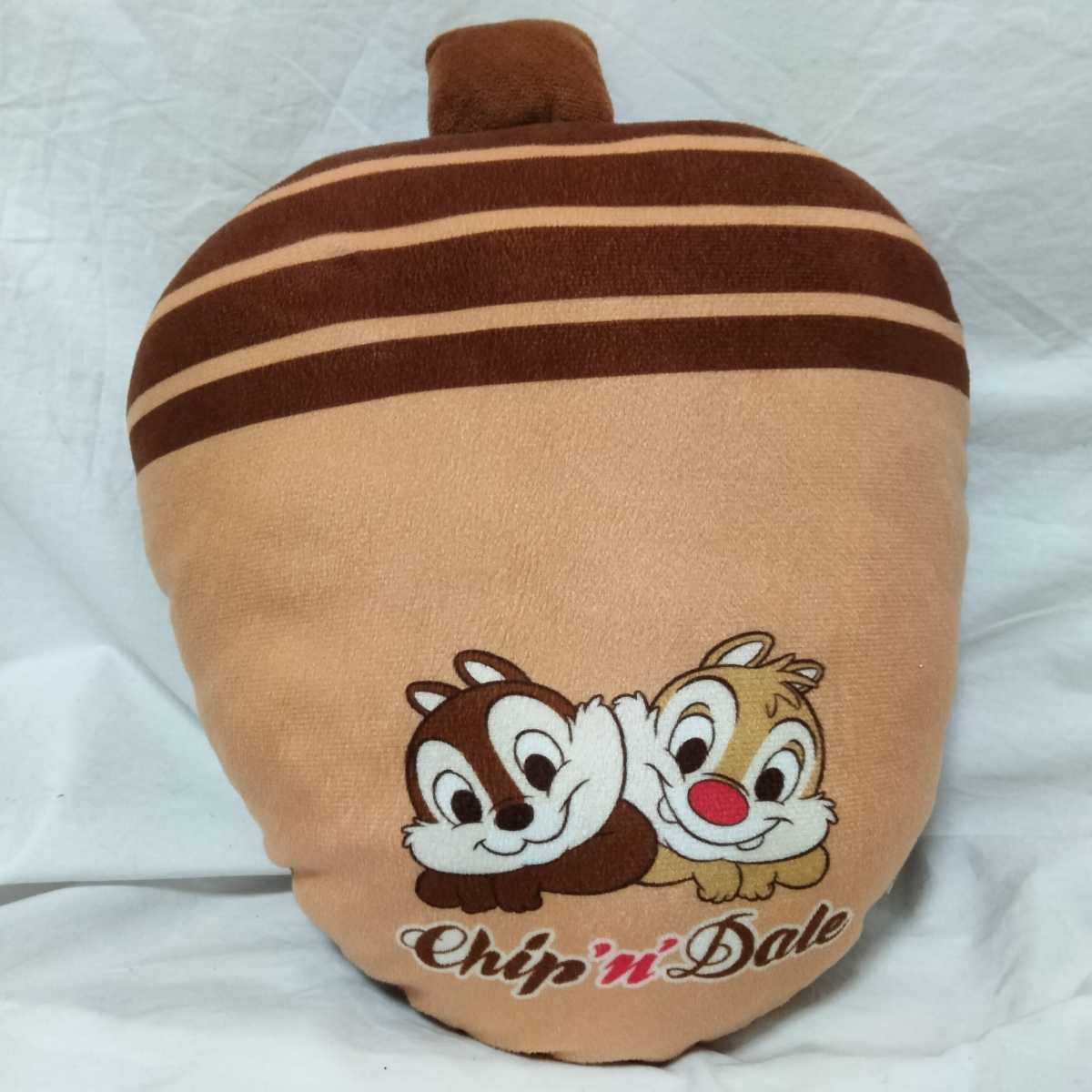 チップとデール どんぐり ぬいぐるみ クッション 35cm ディズニー 230128拍卖