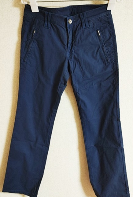 Sサイズ位 PEARLY GATES パーリーゲイツ 長ズボン 紺色 ゴルフ 0サイズ拍卖