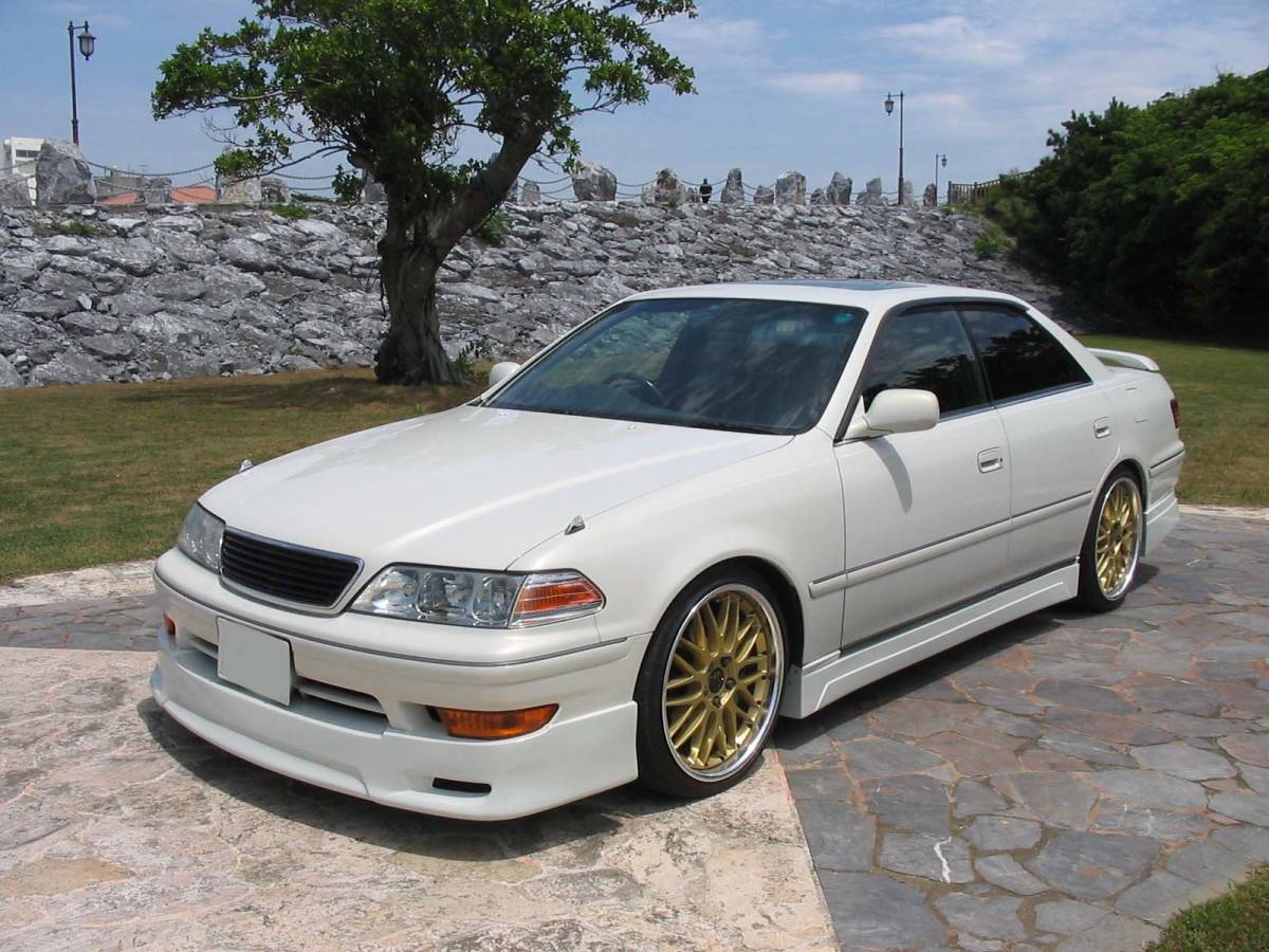 トヨタ★100マーク2・前期型/フロントハーフスポイラー・新品未塗装!拍卖