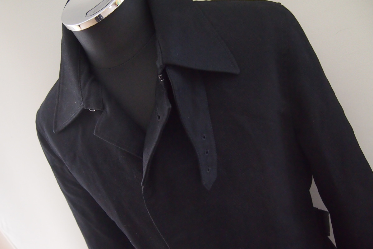 ハイストリート★ハーフコート★トレンチコート★チンストラップ×カフストラップ★ケープ・ドパック★ウエストベルト★Mサイズ拍卖