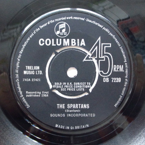 SOUNDS INCORPORATED-The Spartans / Detroit (UK Orig.7)拍卖