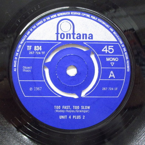 UNIT 4+2-Too Fast, Too Slow (UK Orig.)拍卖